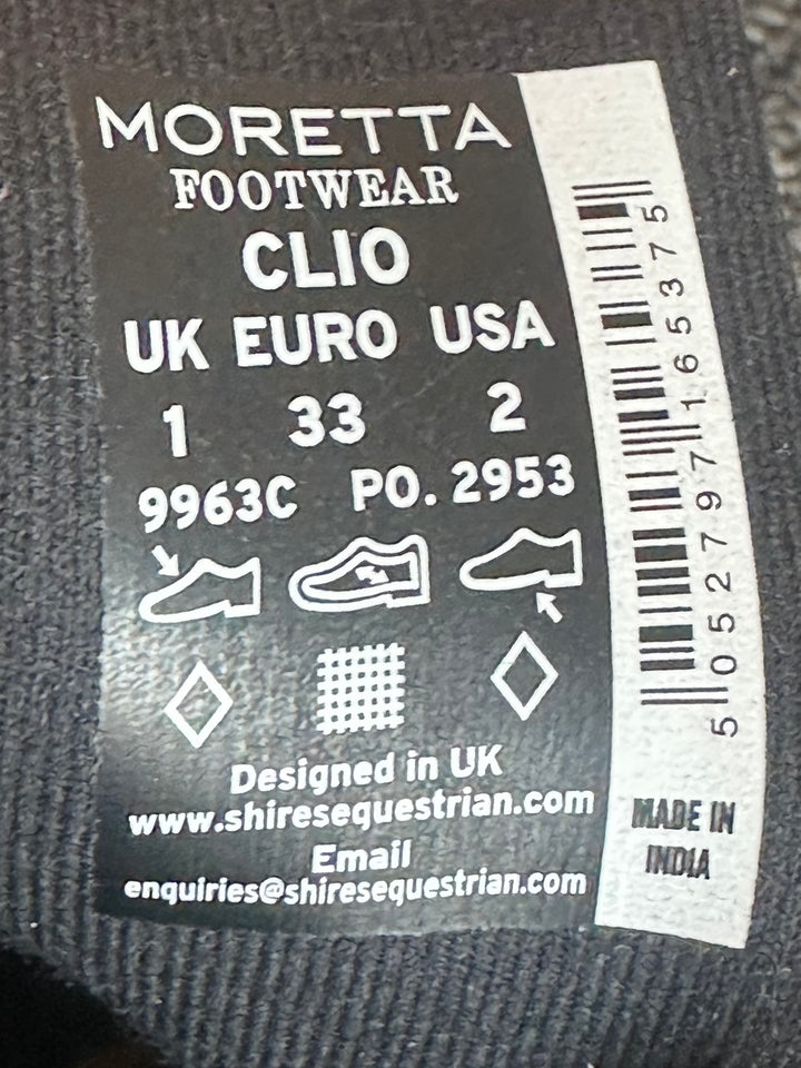 PRE-LOVED KIDS SHIRES EQUESTRIAN MORETTA CLIO PADDOCK BOOTS
