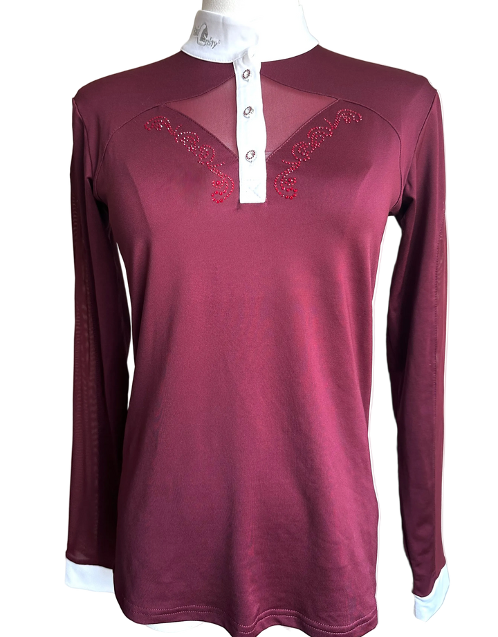 PRE-LOVED FAIR PLAY ‘CATHRINE’ LONG SLEEVE COMPETITION SHIRT