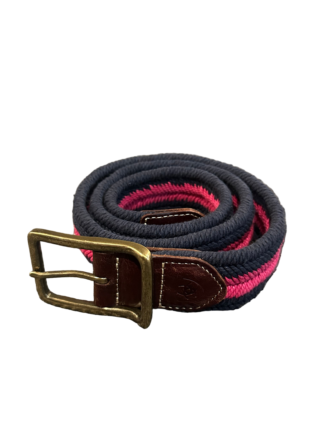 PRE-LOVED ARIAT ENGLISH THREE RAIL WOVEN BELT