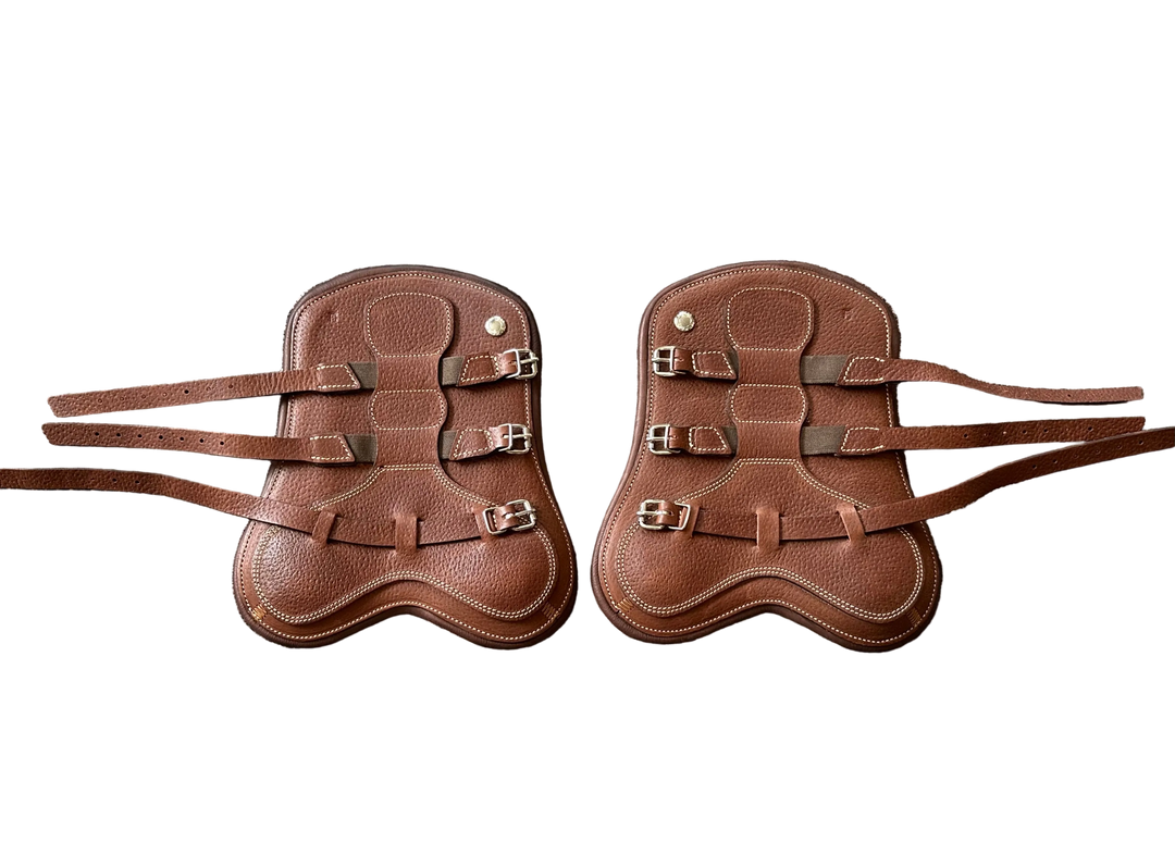 PRE-LOVED BUTET LEATHER FRONT BOOTS