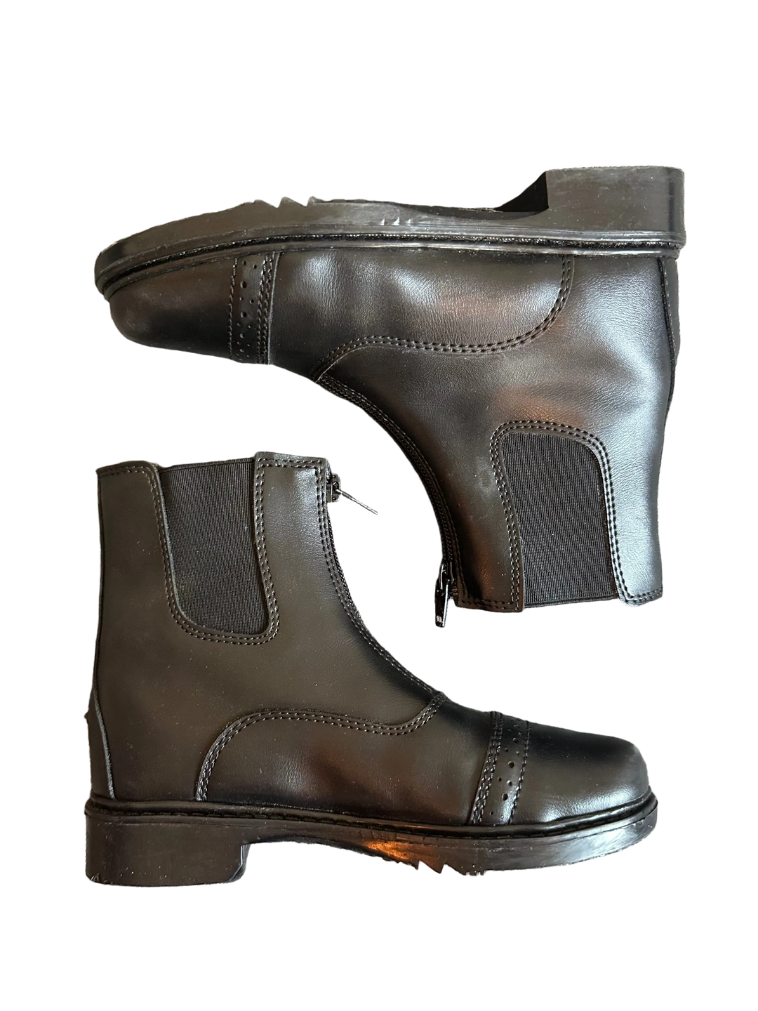 PRE-LOVED KIDS TUFFRIDER STARTER FRONT ZIP PADDOCK BOOTS