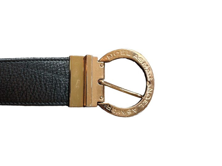 PRE-LOVED ASMAR EQUESTRIAN SIGNATURE LEATHER REVERSIBLE BELT - 32-37”