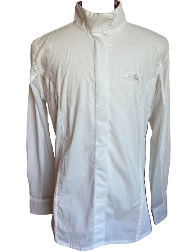 PRE-LOVED KIDS EQUINE COUTURE LONG SLEEVE SHOW SHIRT