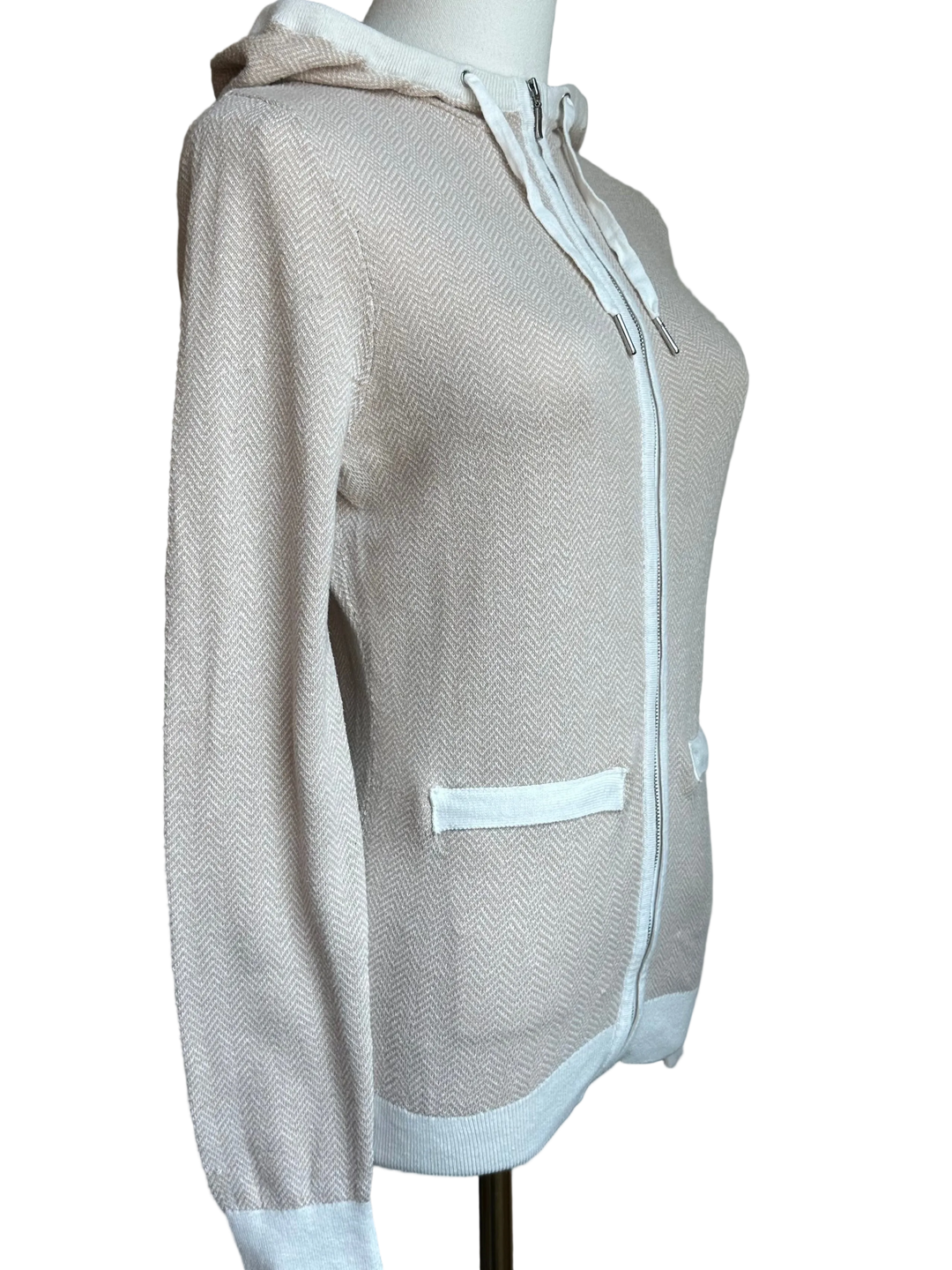 PRE-LOVED ASMAR EQUESTRIAN FULL ZIP HOODED SWEATER