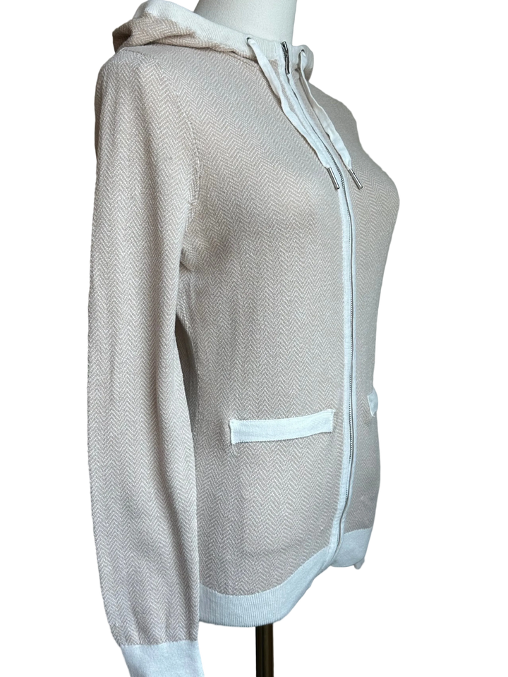 PRE-LOVED ASMAR EQUESTRIAN FULL ZIP HOODED SWEATER