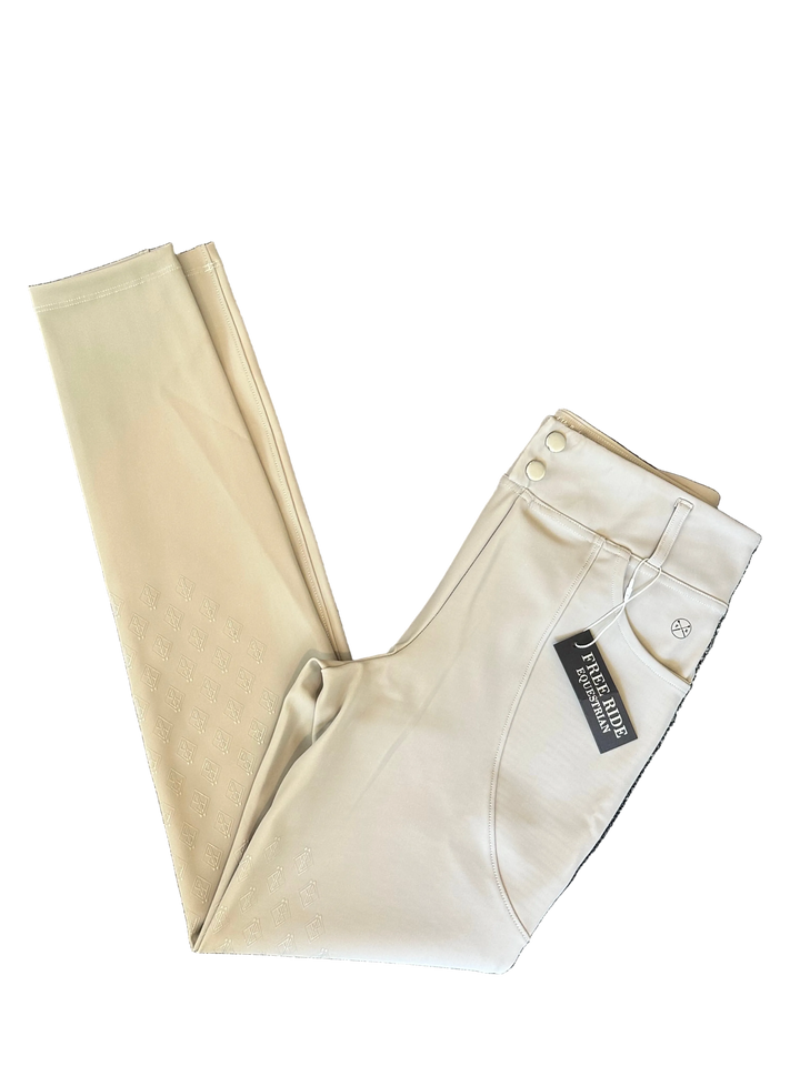 PRE-LOVED FREE RIDE EQUESTRIAN KNEE PATCH BONDIE BREECHES