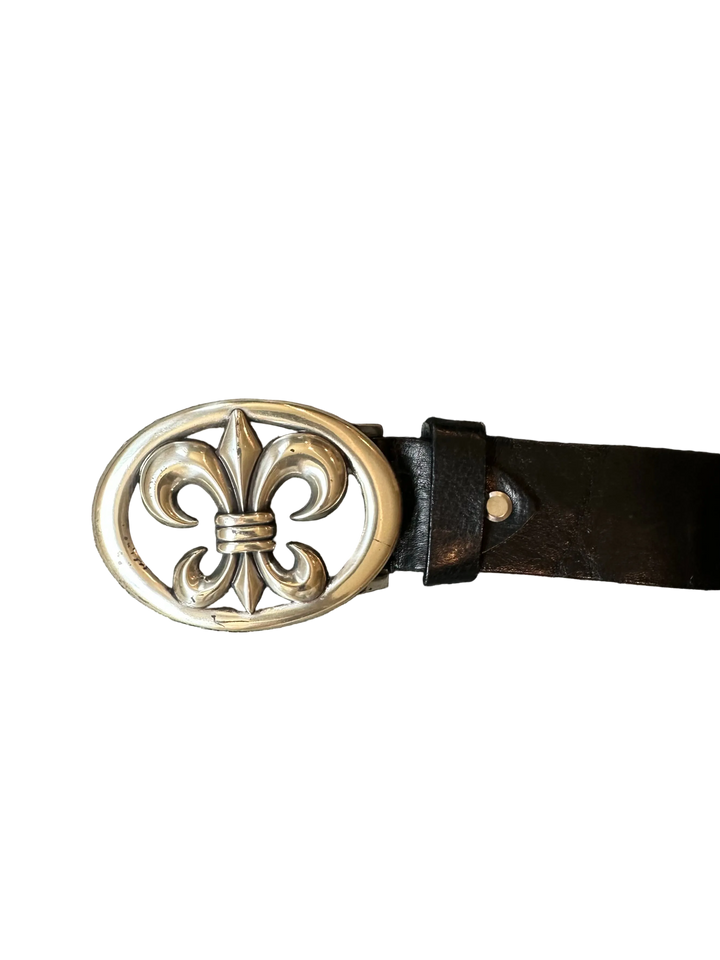 PRE-LOVED PIKEUR LEATHER BELT - 42”