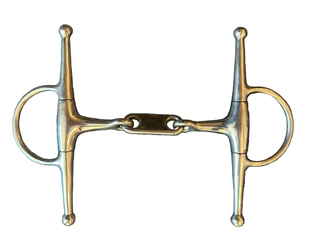 PRE-LOVED FULL CHEEK FRENCH LINK BIT - 5”