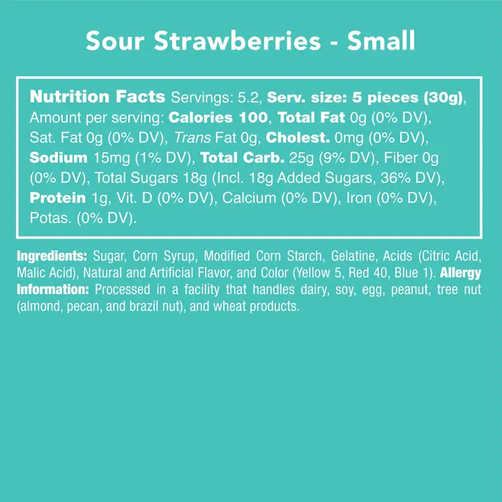 Candy Club Sour Strawberries