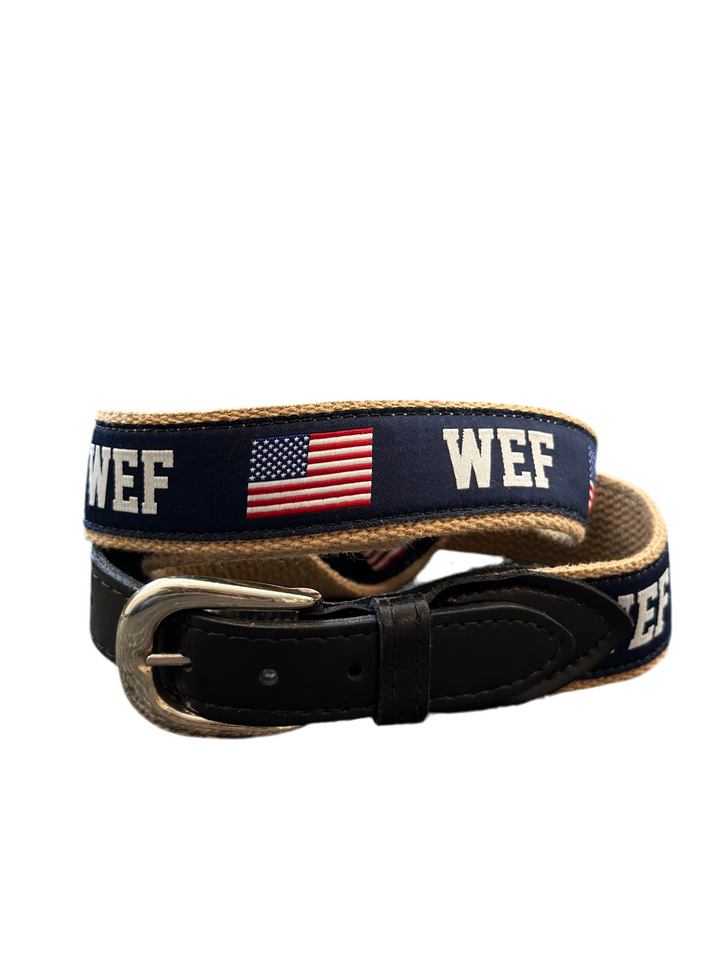 PRE-LOVED WEF USA FLAG BELT