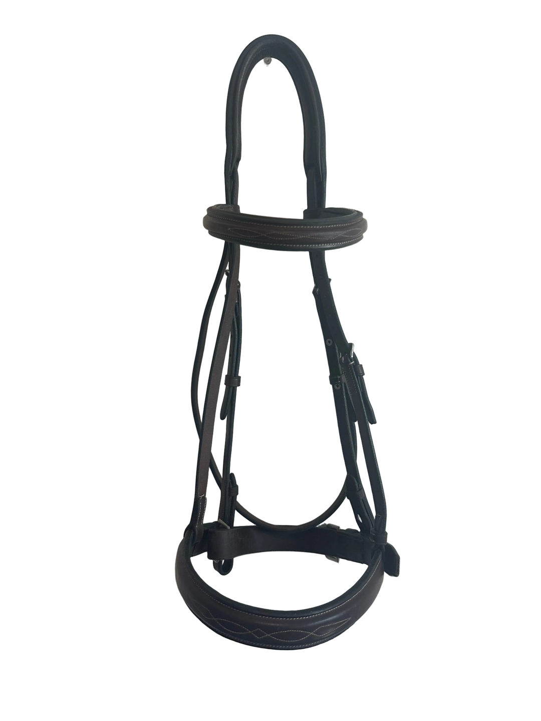 PRE-LOVED HUNTLEY EQUESTRIAN RAISED FANCY STITCH BRIDLE