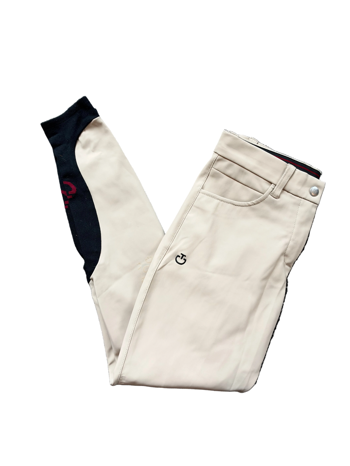 PRE-LOVED KIDS CAVALLERIA TOSCANA LOGO GRIP BREECHES - 14
