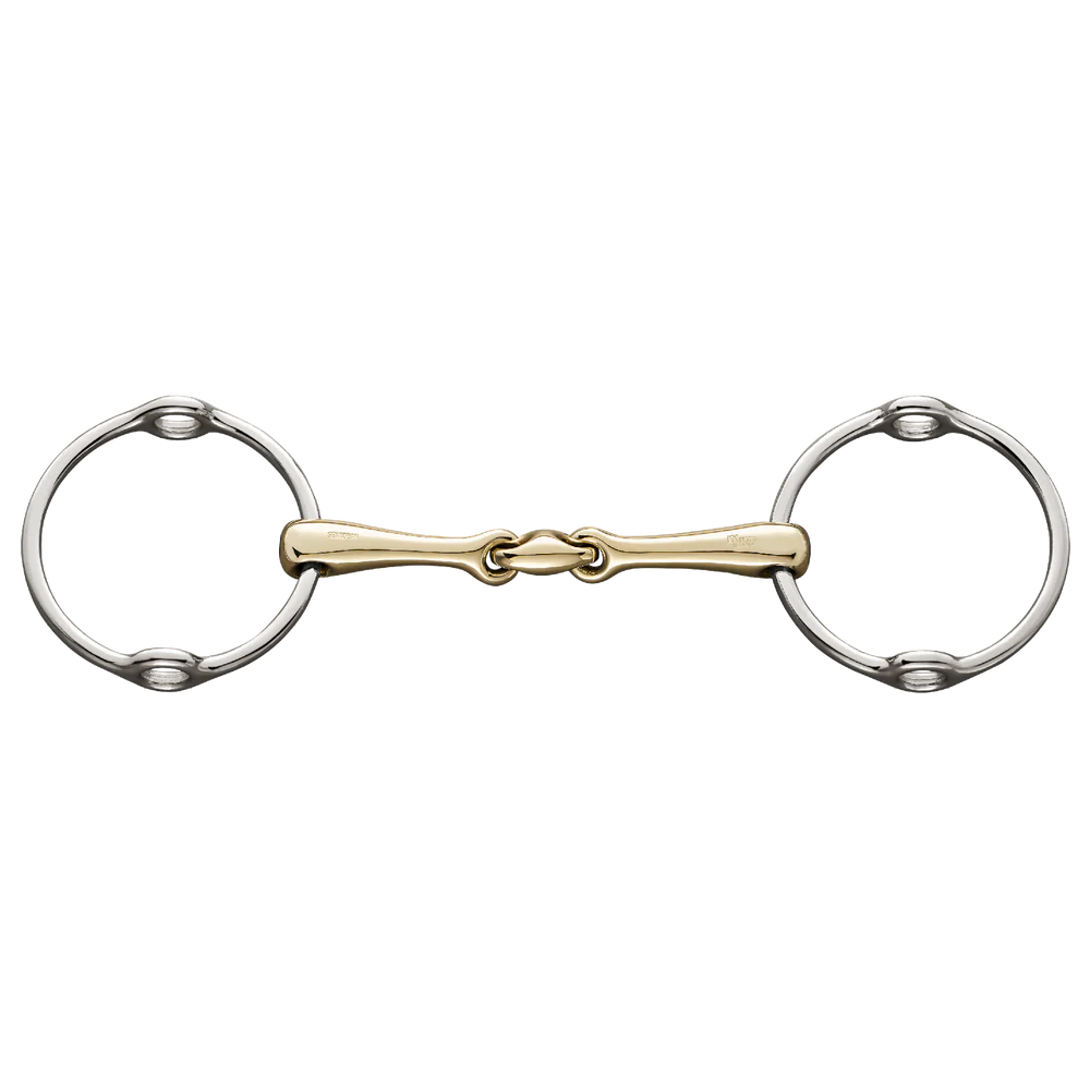 Herm Sprenger KK Ultra Loose Ring Gag Bit - Double Jointed
