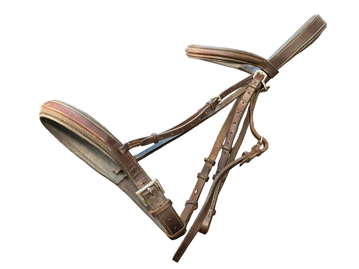 EDGEWOOD PADDED FANCY STITCHED RAISED BRIDLE