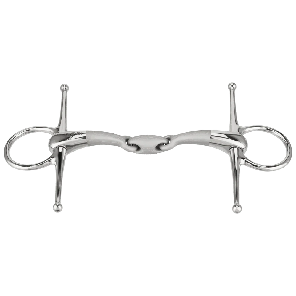 Herm Sprenger Satinox Full Cheek Snaffle- Double Jointed