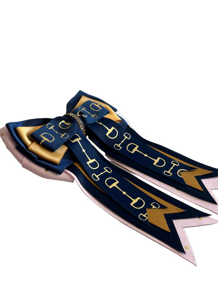 PRE-LOVED GOLD BIT EQUESTRIAN SHOW BOWS