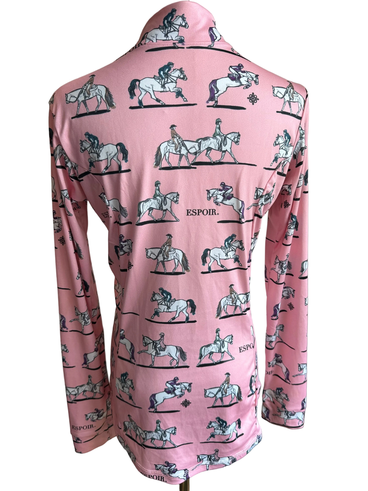 PRE-LOVED ESPOIR LONG SLEEVE 1/4 ZIP SHIRT