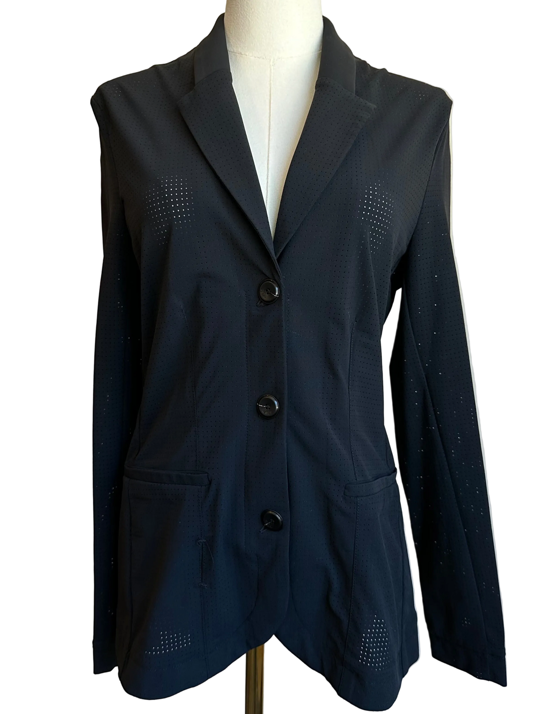 PRE-LOVED DADA SPORT ‘CADENCE’ MICRO PERFORATED SHOW JACKET