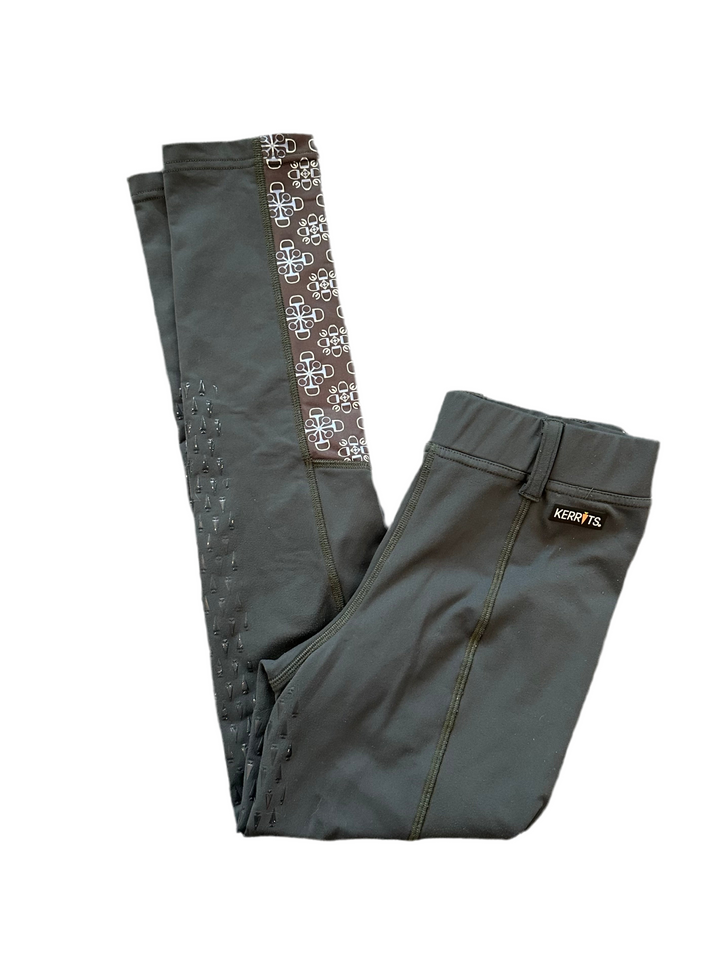 PRE-LOVED KERRITS KIDS THERMO TECH RIDING TIGHTS