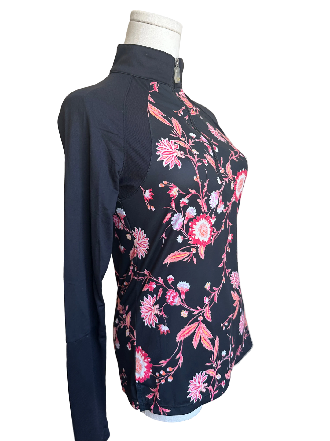 PRE-LOVED KASTEL 1/4 ZIP LONG SLEEVE SUNSHIRT - S