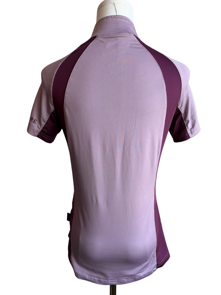 PRE-LOVED HORSEWARE AVEEN HALF-ZIP TECH SHORT SLEEVE TOP