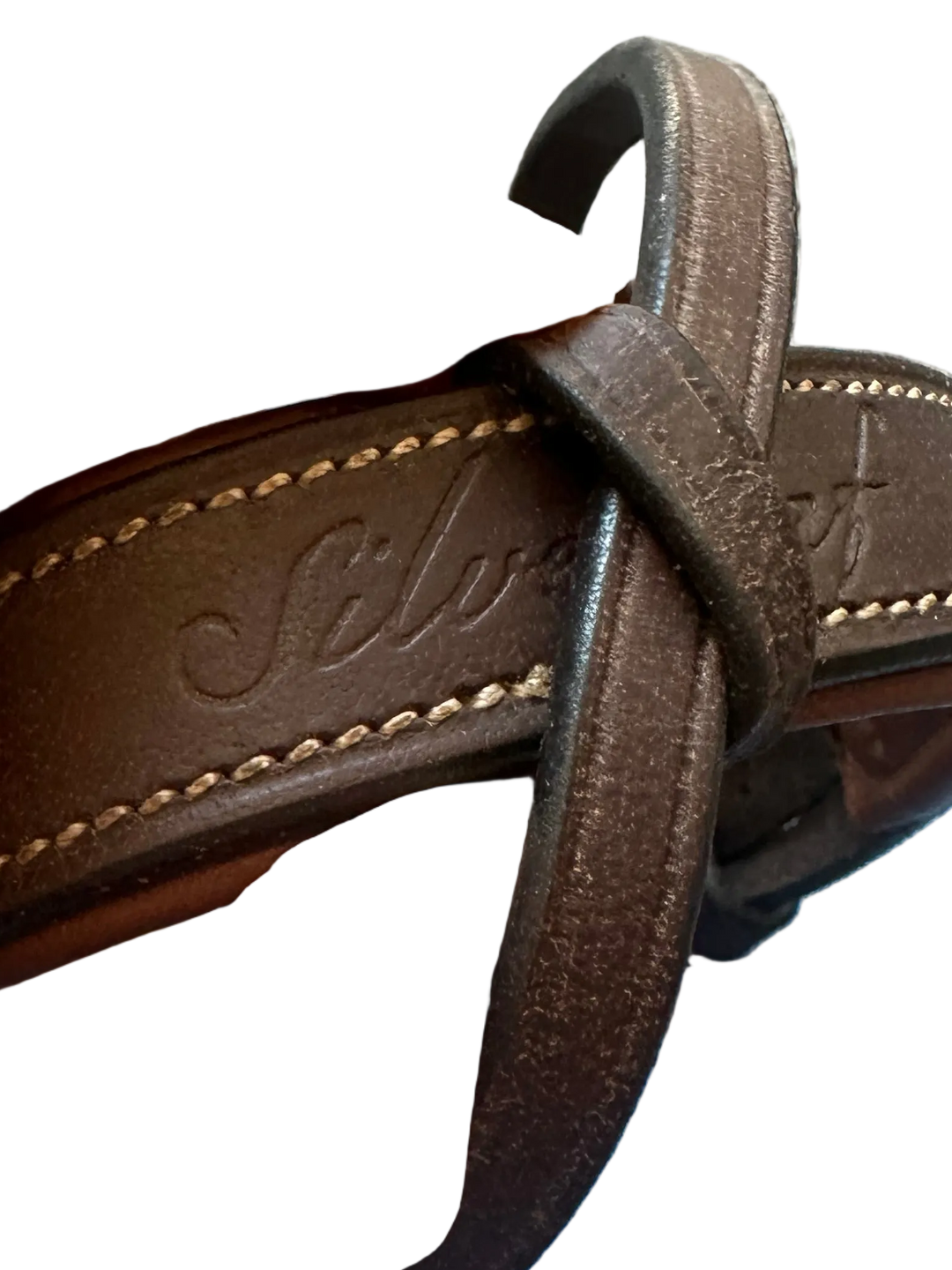 PRE-LOVED TOKLAT SILVERLEAF FANCY RAISED PADDED BRIDLE - COB