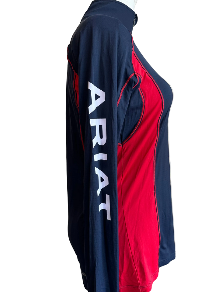 PRE-LOVED ARIAT TEAM HEAT SERIES 1/4 ZIP BASELAYER