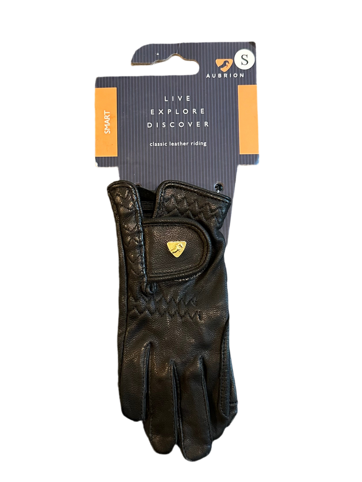 PRE-LOVED KIDS AUBRION LEATHER RIDING GLOVES