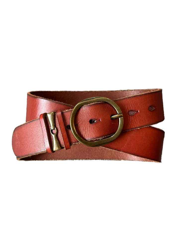 PRE-LOVED ARIAT LEATHER BELT - LARGE