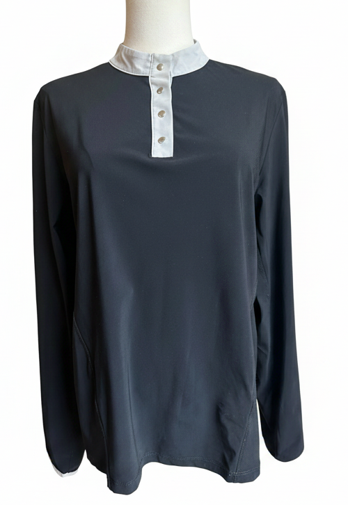 PRE-LOVED CALLIDAE LONG SLEEVE POLO - XL
