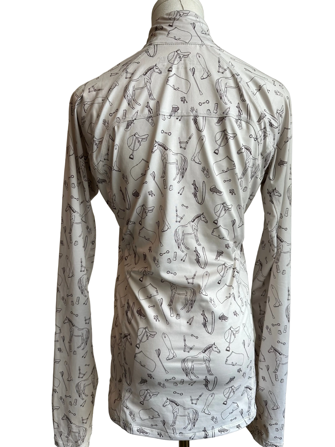 PRE-LOVED ARIAT 1/4 ZIP BASELAYER LONG SLEEVE SHIRT