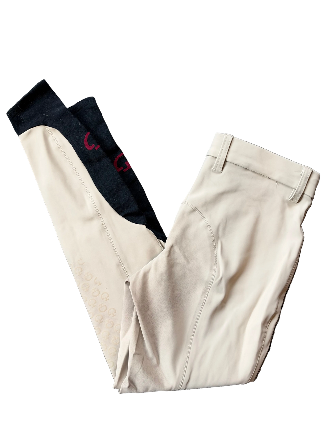 PRE-LOVED KIDS CAVALLERIA TOSCANA LOGO GRIP BREECHES - 14