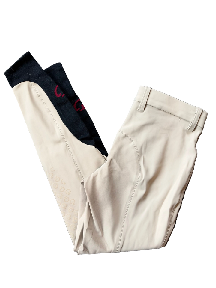 PRE-LOVED KIDS CAVALLERIA TOSCANA LOGO GRIP BREECHES - 14