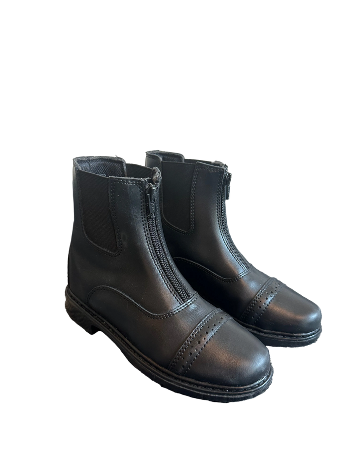 PRE-LOVED KIDS TUFFRIDER STARTER FRONT ZIP PADDOCK BOOTS