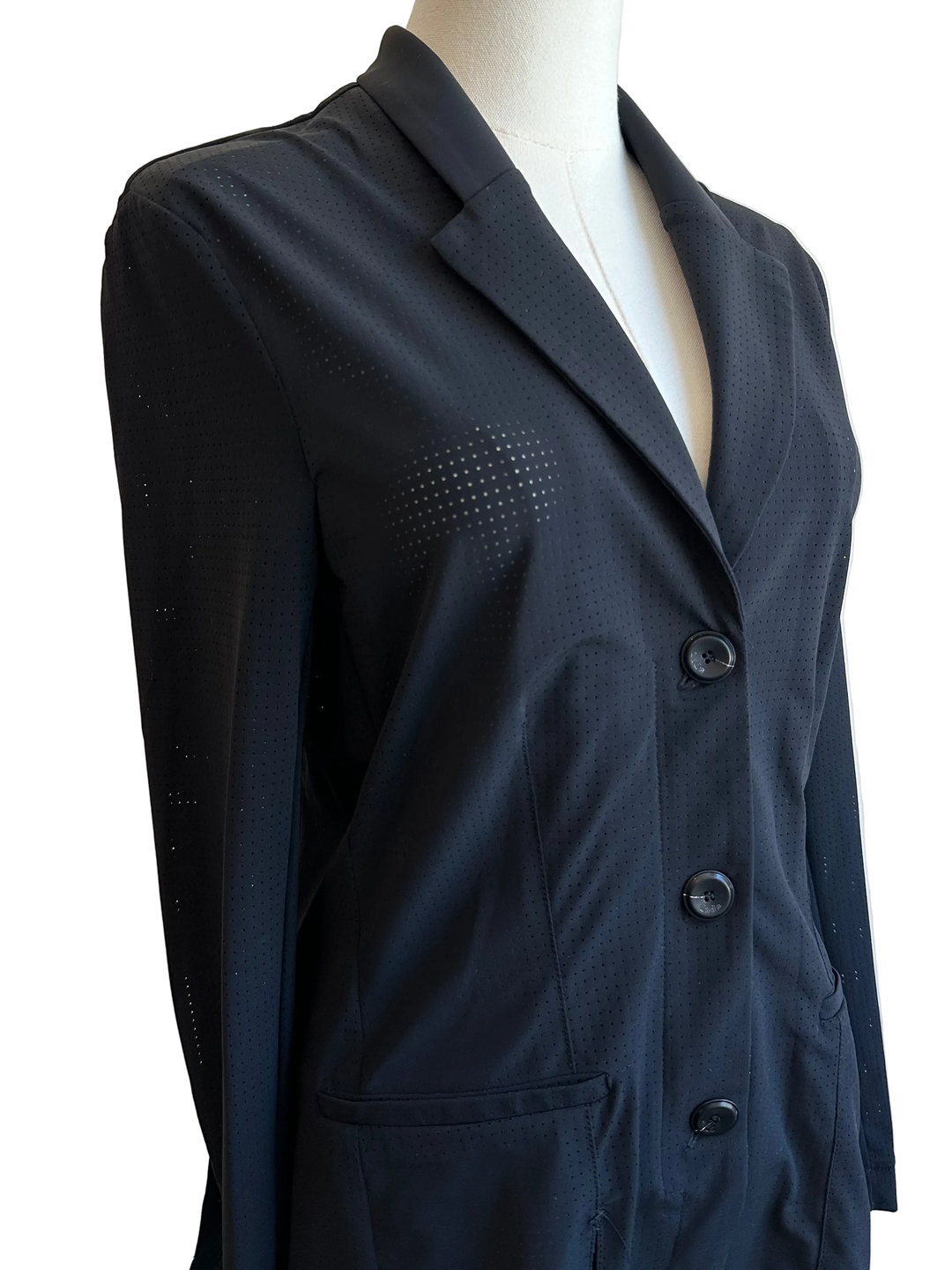 PRE-LOVED DADA SPORT ‘CADENCE’ MICRO PERFORATED SHOW JACKET