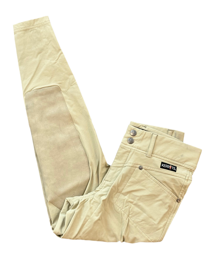 PRE-LOVED KERRITS KIDS CROSSOVER KNEE PATCH BREECHES