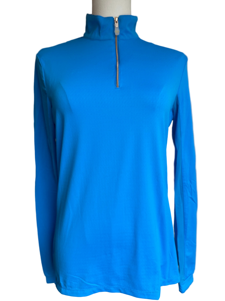 PRE-LOVED KASTEL CHARLOTTE 1/4 ZIP LONG SLEEVE SUNSHIRT