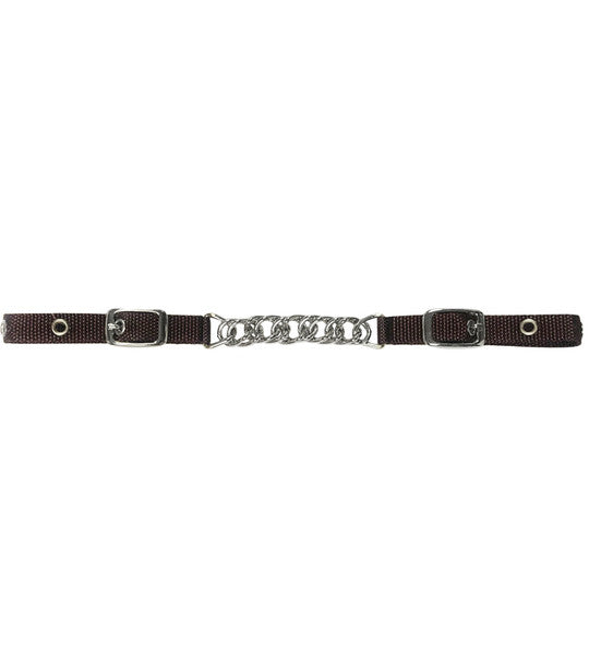 Flat Chain Nylon Curb Strap