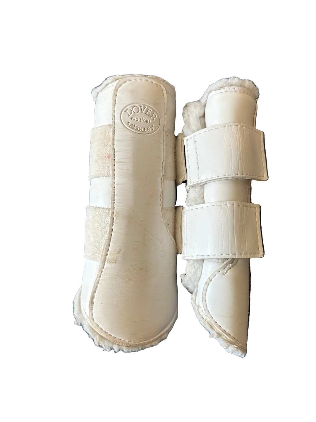 PRE-LOVED DOVER SADDLERY PREMIUM SPORT BRUSHING BOOTS WITH FLEECE LINING