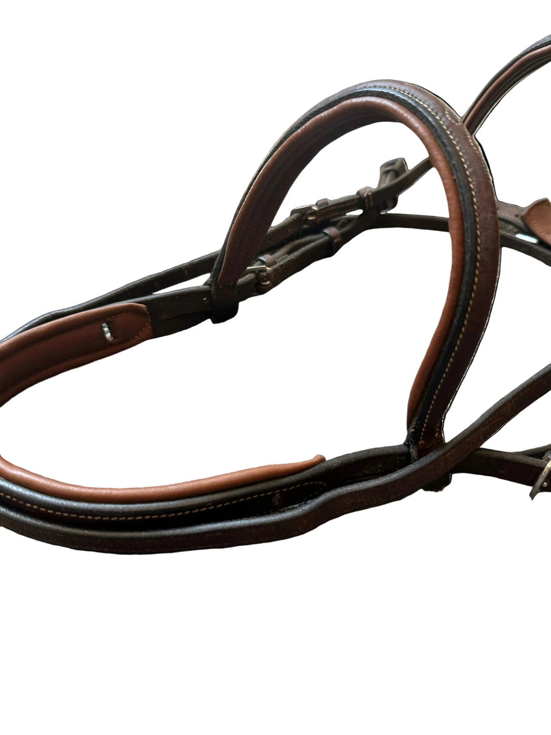 PRE-LOVED TOKLAT SILVERLEAF FANCY RAISED PADDED BRIDLE - COB
