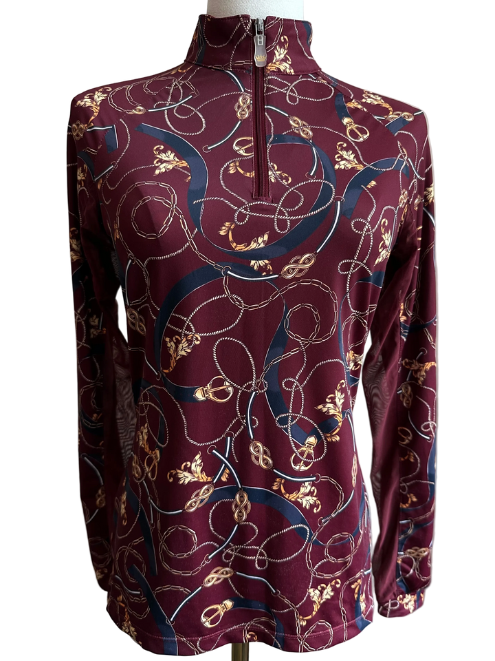 PRE-LOVED KASTEL 1/4 ZIP LONG SLEEVE SHIRT