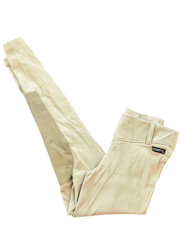 PRE-LOVED KERRITS MICROCORD KNEE PATCH RIDING TIGHTS