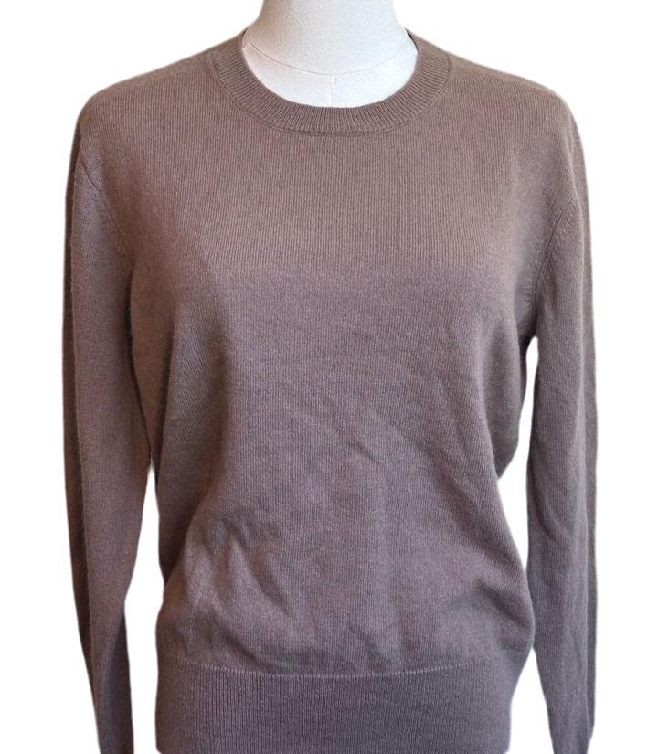 PRE-LOVED STRUCK CASHMERE BLEND CREWNECK SWEATER