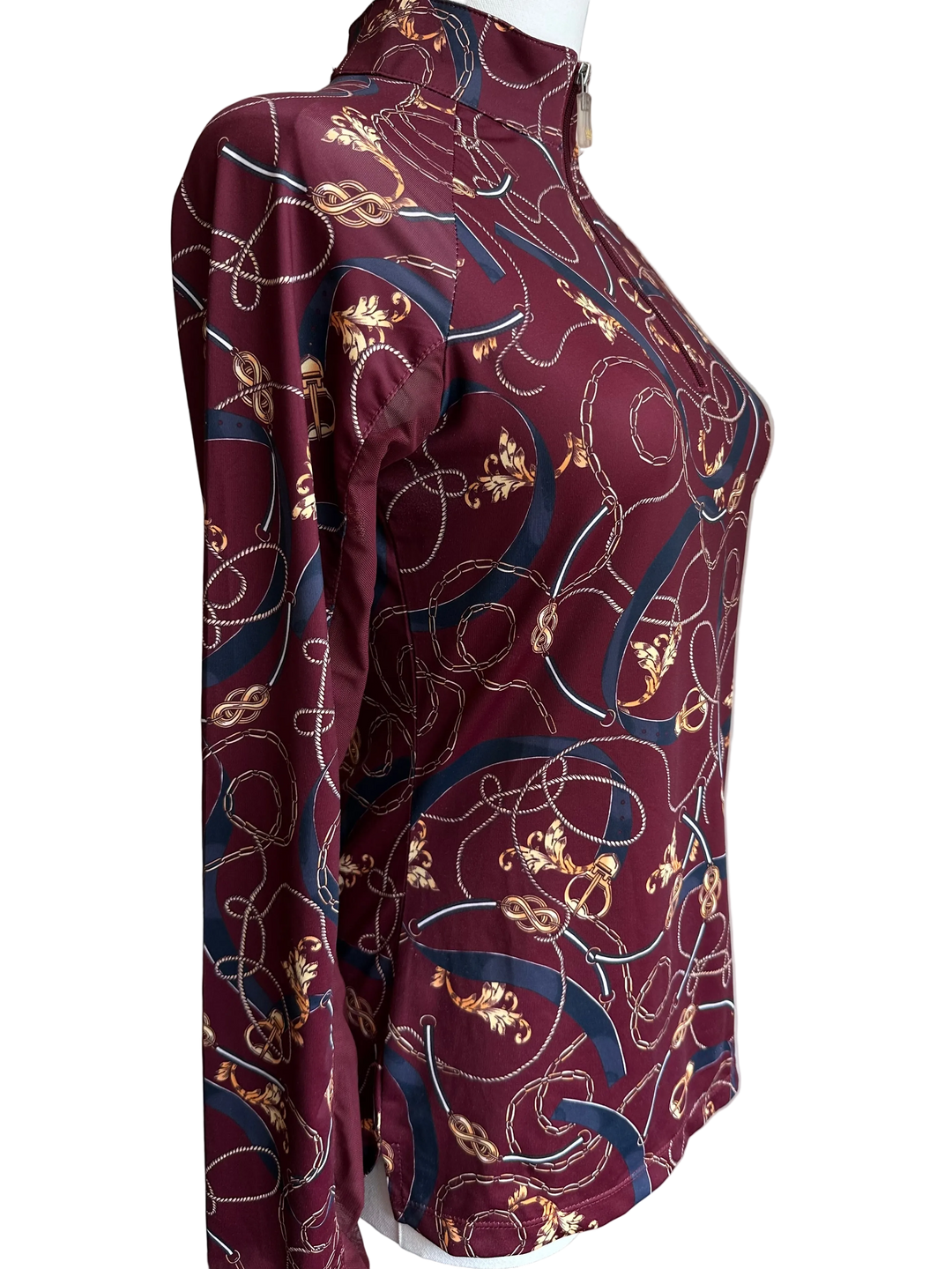 PRE-LOVED KASTEL 1/4 ZIP LONG SLEEVE SHIRT