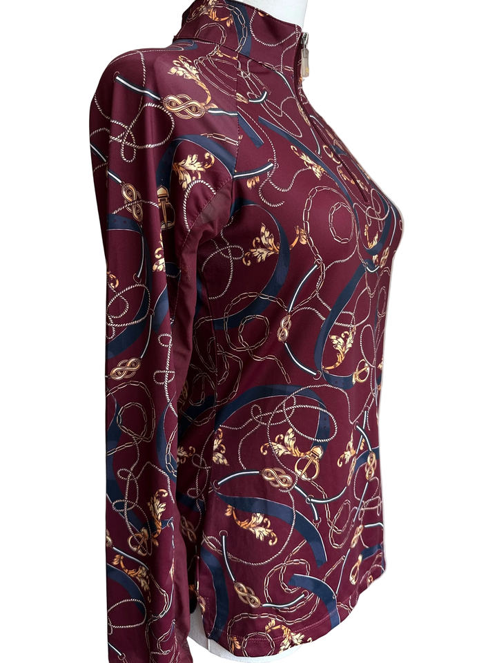 PRE-LOVED KASTEL 1/4 ZIP LONG SLEEVE SHIRT