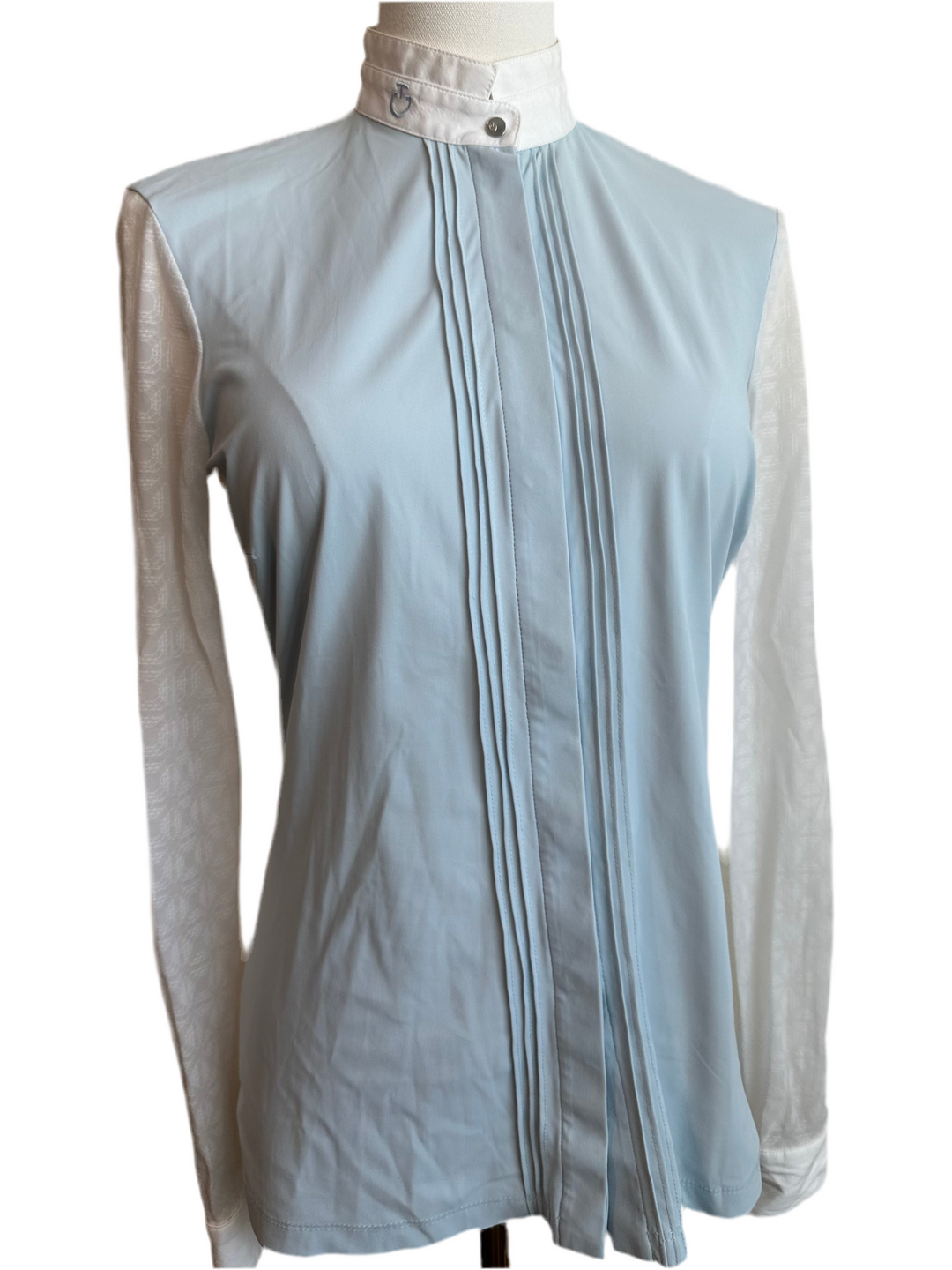 PRE-LOVED CT PLEATED POLO LS SHOW SHIRT