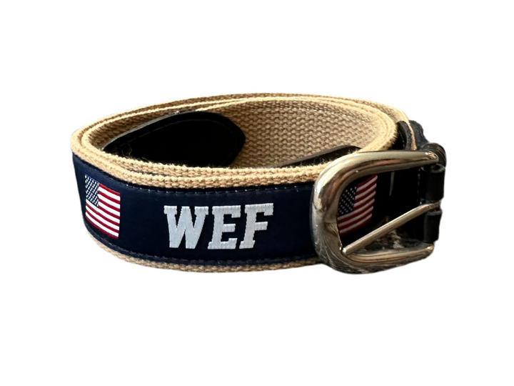 PRE-LOVED WEF USA FLAG BELT