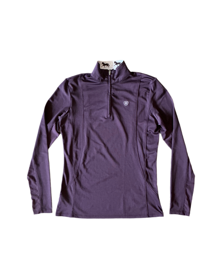 PRE-LOVED ARIAT 1/4 ZIP SUNSTOPPER BASELAYER