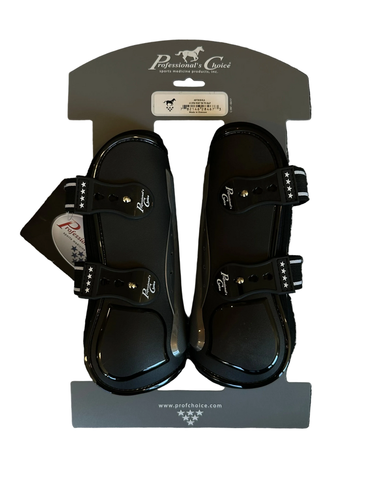 PRE-LOVED PROFESSIONALS CHOICE PRO PERFORMANCE OPEN FRONT BOOTS WITH TPU FASTENERS