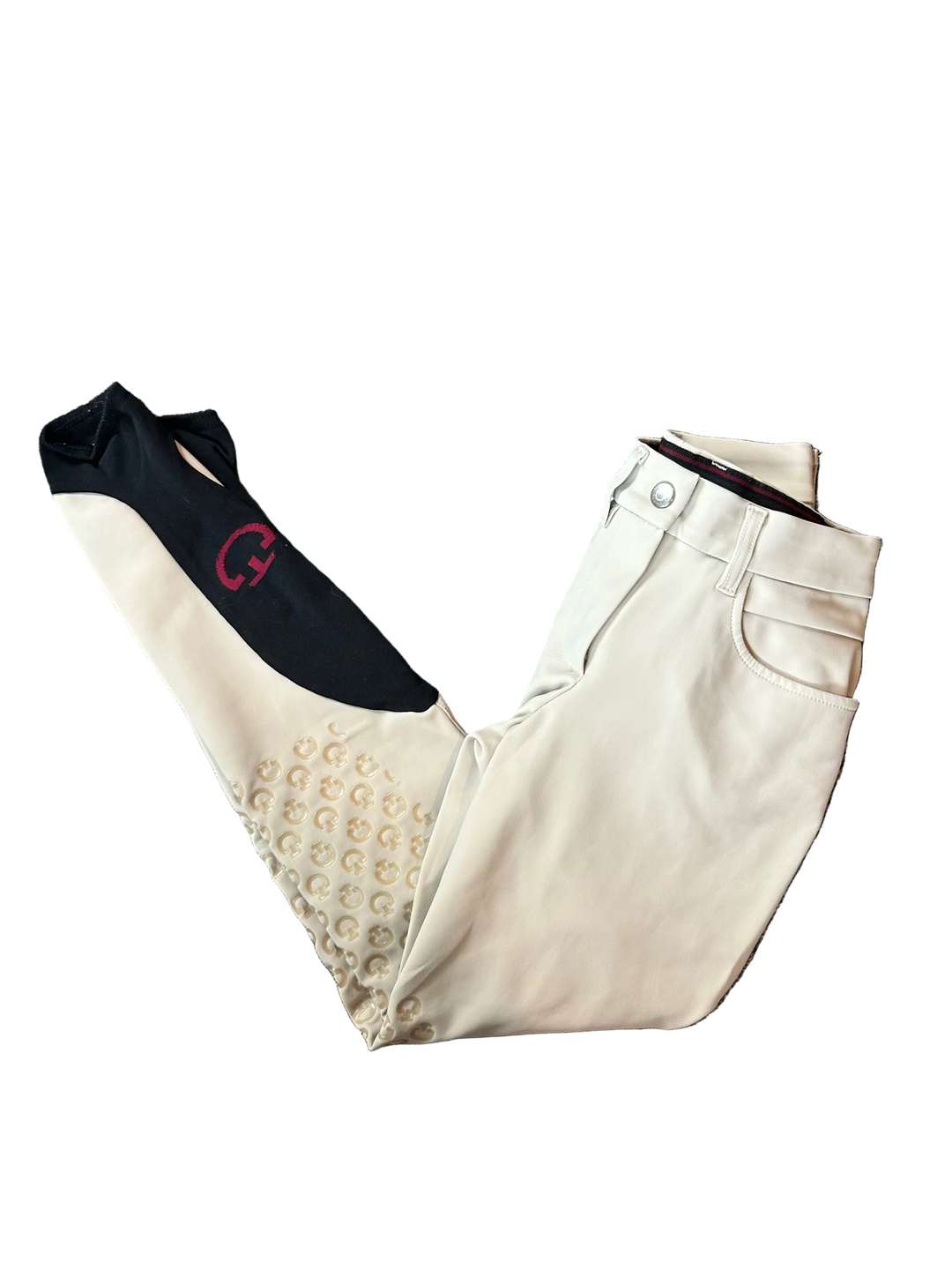 PRE-LOVED CAVALLERIA TOSCANA KNEE PATCH RIDING BREECHES - IT36